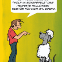 Halloween im Schafspelz