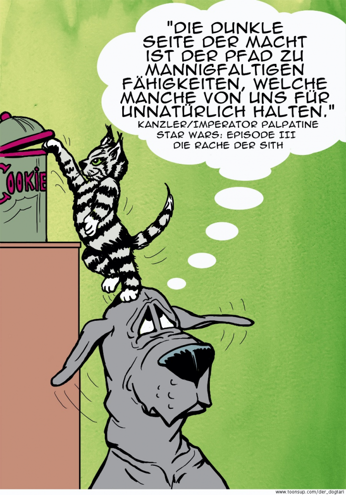 Cartoon: Die Dunkle Seite der Macht 1