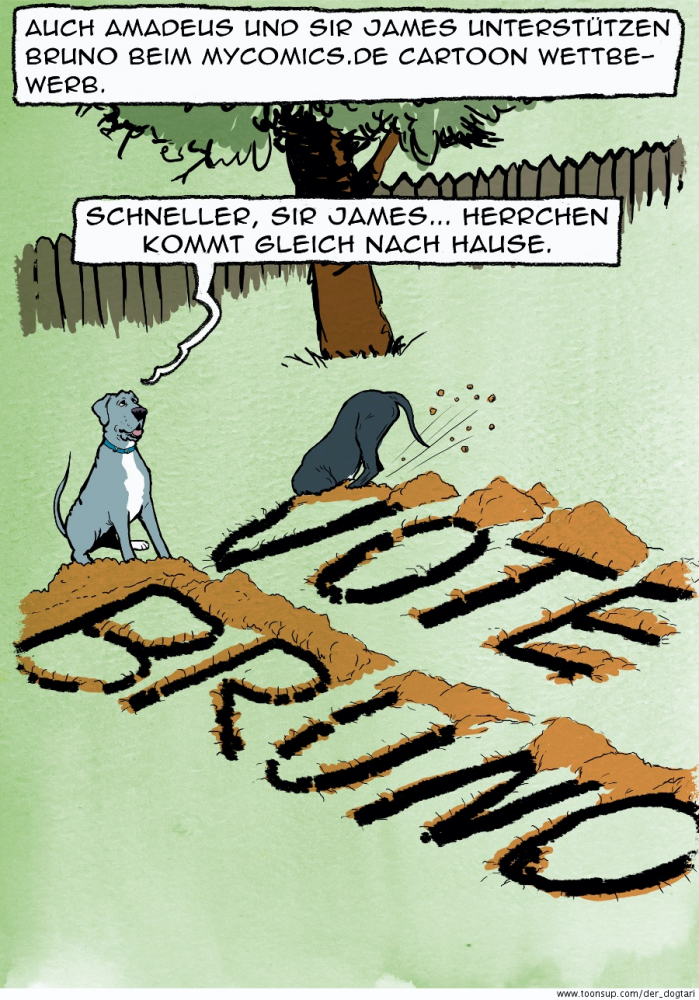 Cartoon: Schneller Sir James! 1