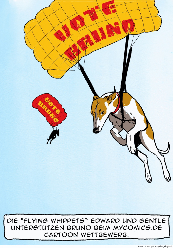 Cartoon: Flying Whippets 1