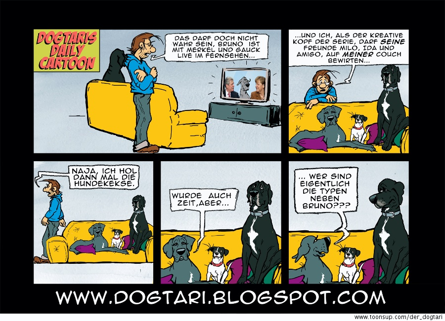 Cartoon: Doggen TV 1