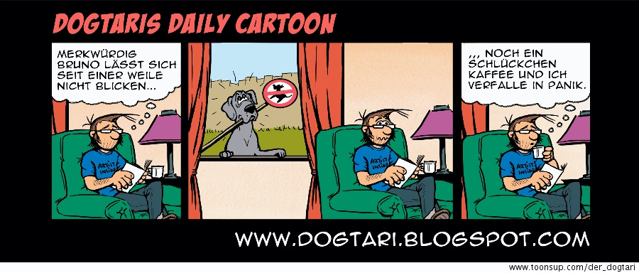 Cartoon: Nur keine Panik 1