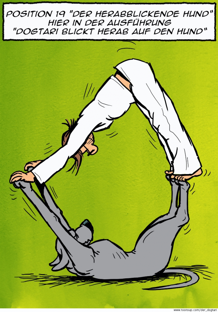 Cartoon: Yoga mit Dogge Teil 20 1