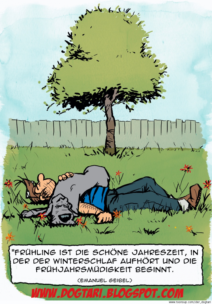 Cartoon: Frühjahrsmüdigkeit 1