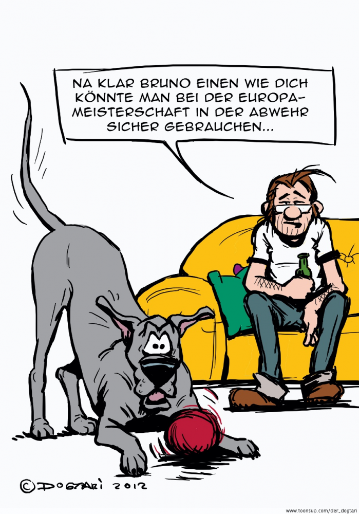 Cartoon: Fussballfieber 1