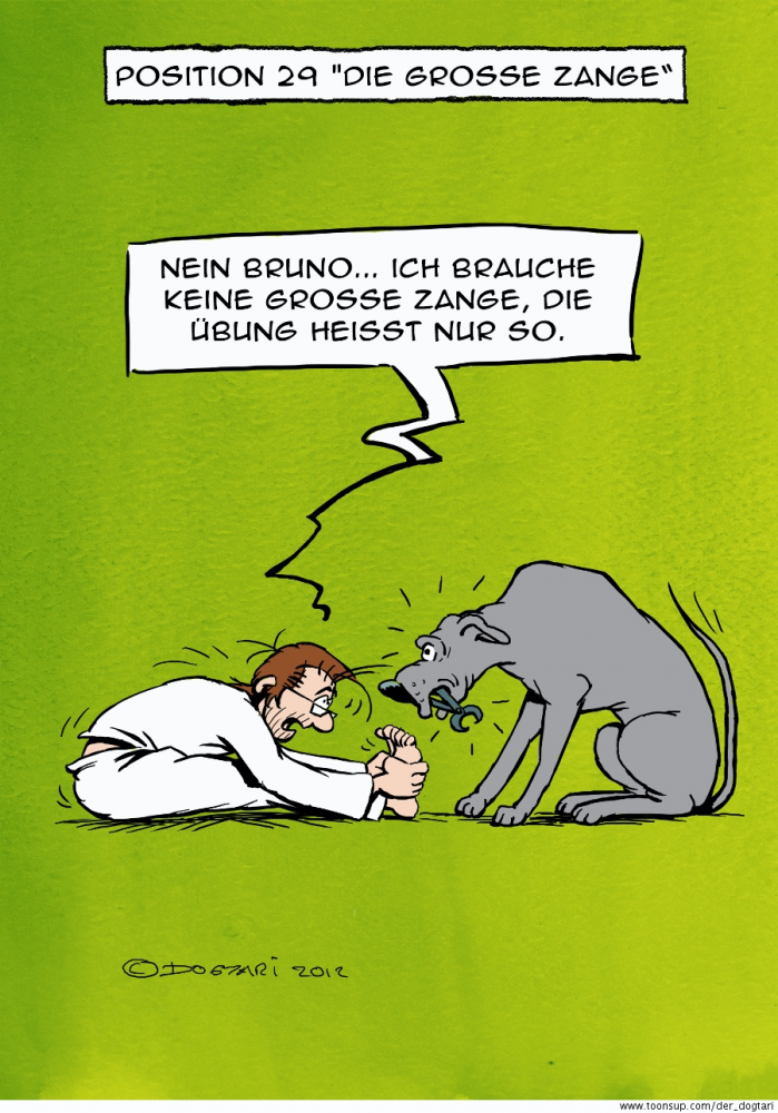 Cartoon: Yoga mit Dogge Teil 29 1