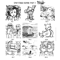 Inktober 2016 Zusammenfassung