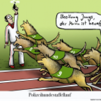 Polizeihundestaffellauf