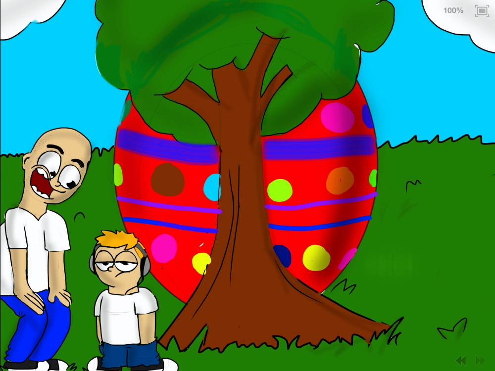 Comic: Ostereier suche 2