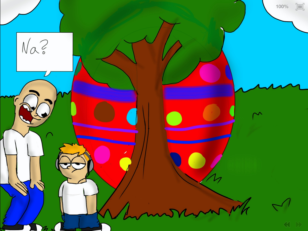 Comic: Ostereier suche 3