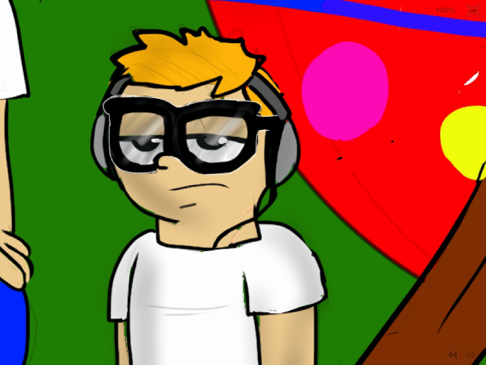 Illustration: Der junge jetzt mit Brille! 1