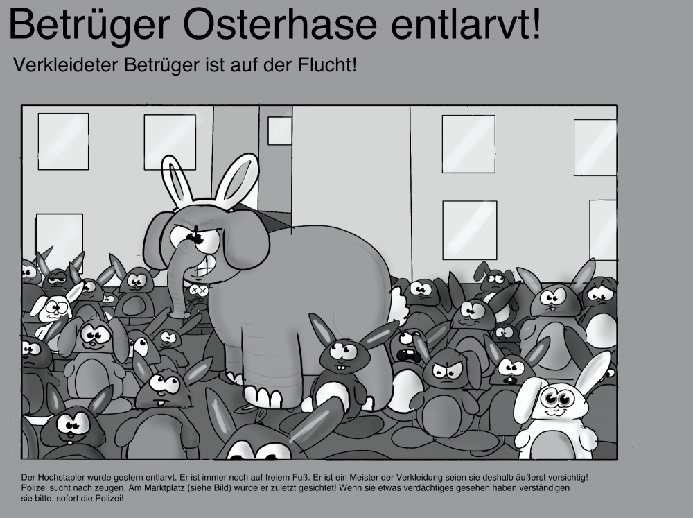 Rate- / Wimmelbild: Frohe Ostern! 1