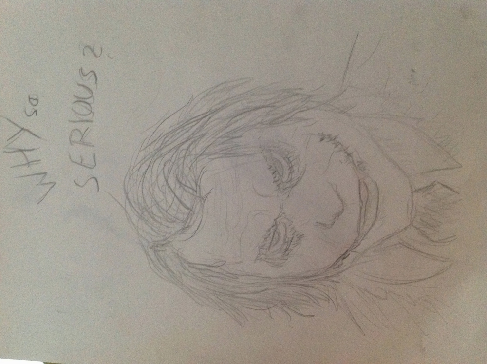 Karrikatur: Why so serious? 1