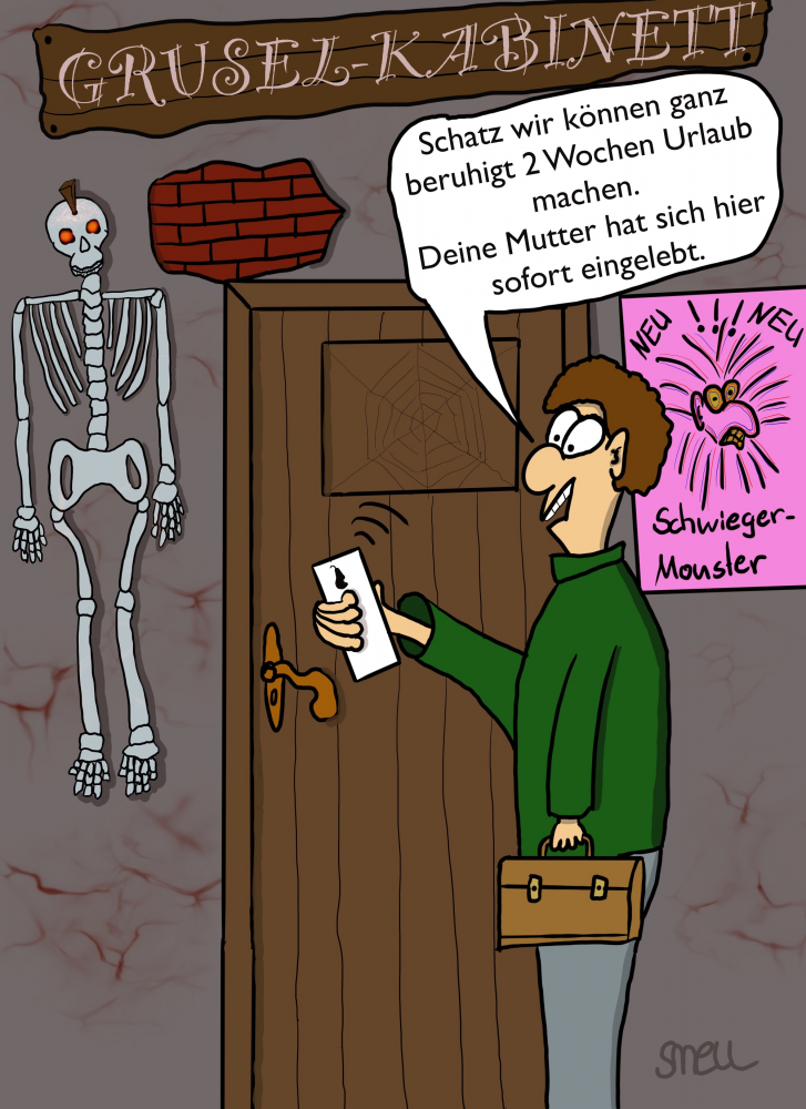 Cartoon: Schwiegermutter 1
