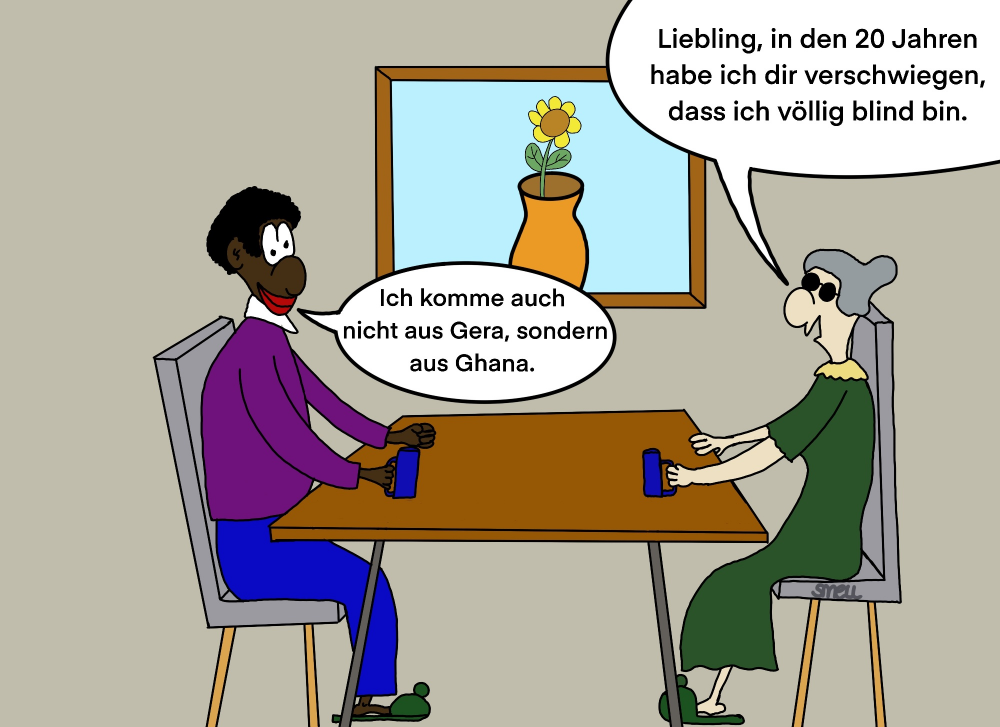 Cartoon: Nur die Liebe zählt 1