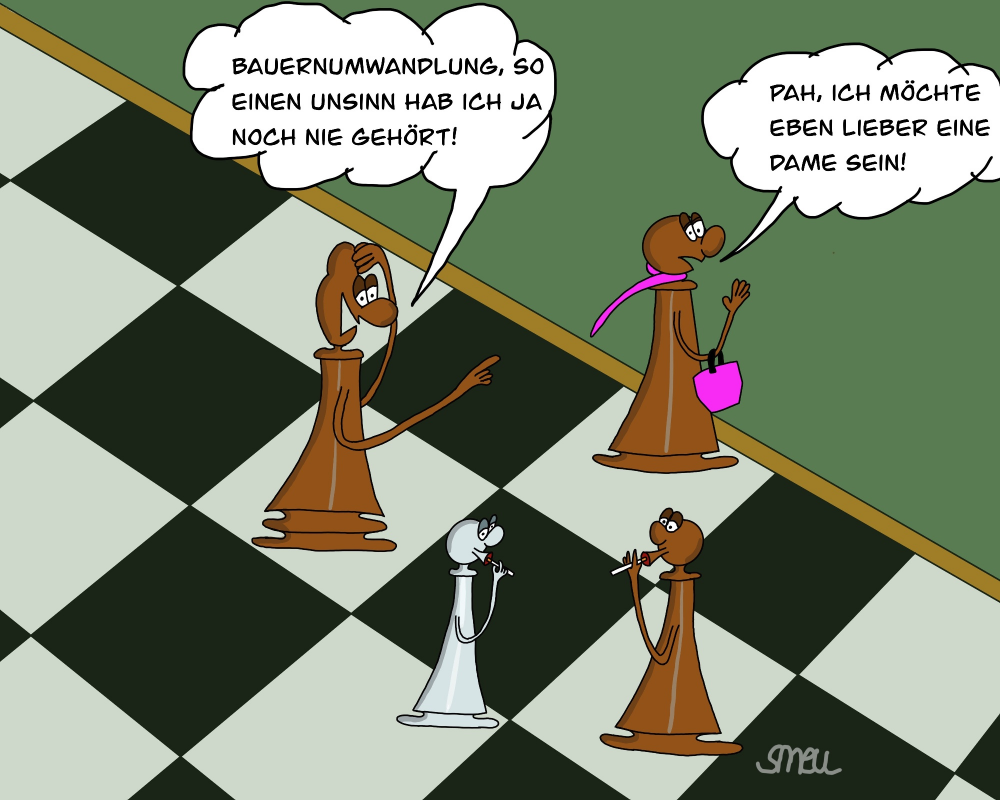 Cartoon: Bauernumwandlung 1