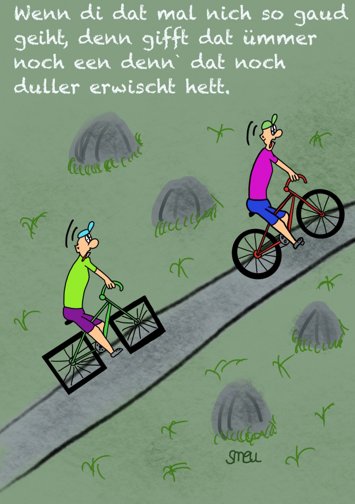 Cartoon: Wenn es mal schlecht geht 1