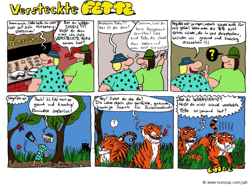 Comic: Versteckte Fette 1