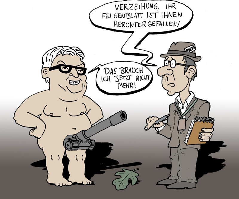 Cartoon: Frank-Walter 1
