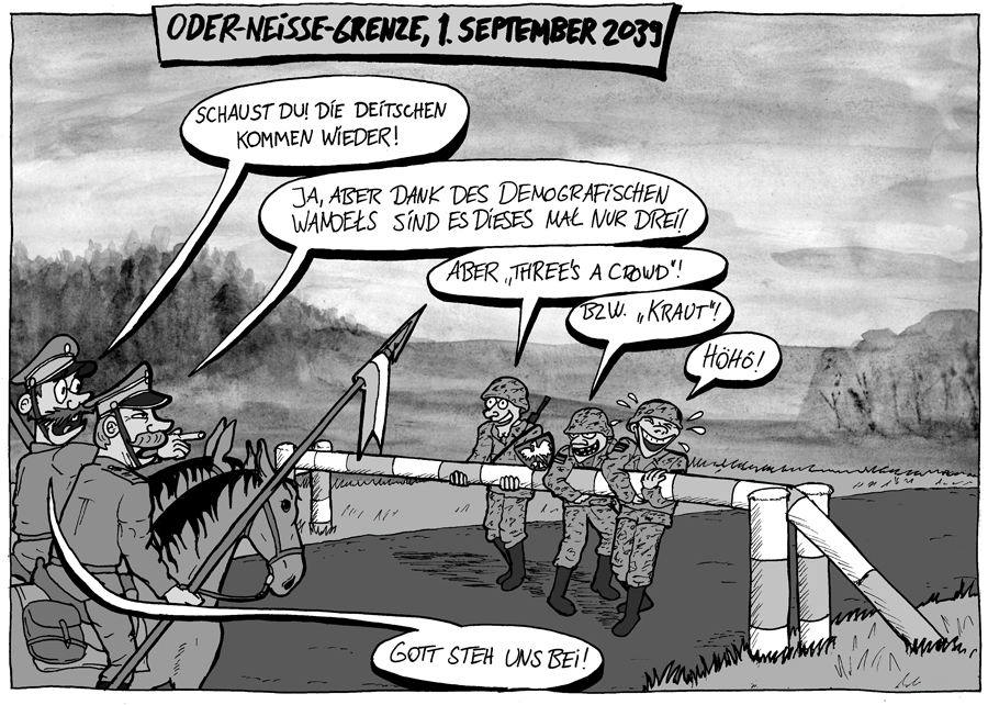 Cartoon: 5 Uhr 45 1