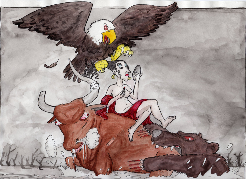 Karrikatur: Die Mutter aller Allegorien 1