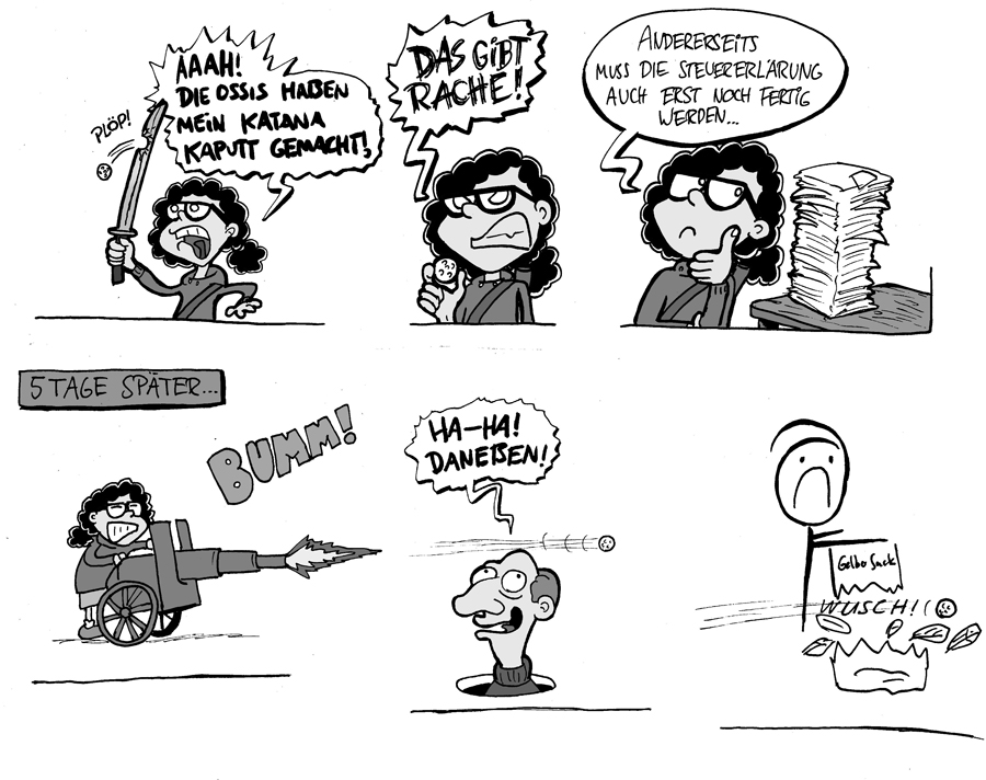 Comic: Zuspiel jah an Schneckedertzchen 1