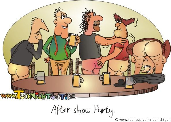 Cartoon: After Show Party 1