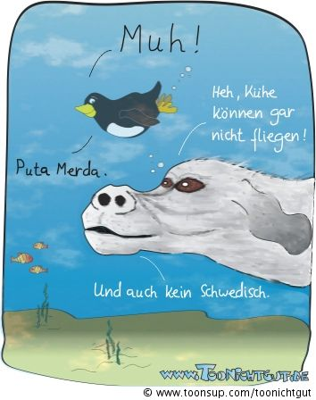 Cartoon: nicht fliegen 1