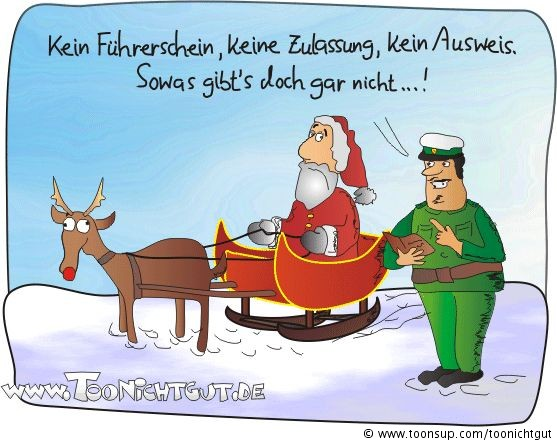 Cartoon: Weihnachtsmann 1