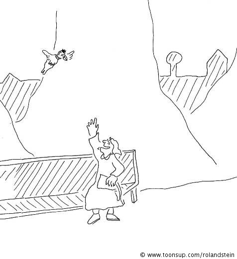 Cartoon: Olga und der Vogel 10