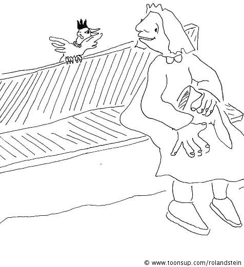 Cartoon: Olga und der Vogel 13
