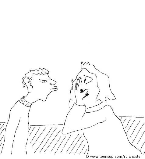 Cartoon: Olga und der Vogel 16