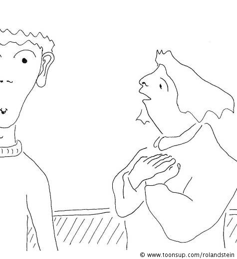 Cartoon: Olga und der Vogel 17
