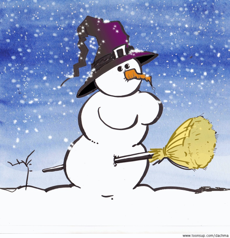 Illustration: Schneehexe 1
