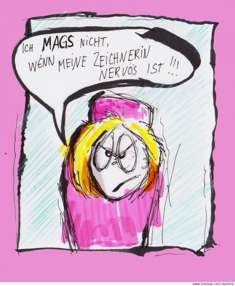 Cartoon: Pinkmützchen - zittert 1