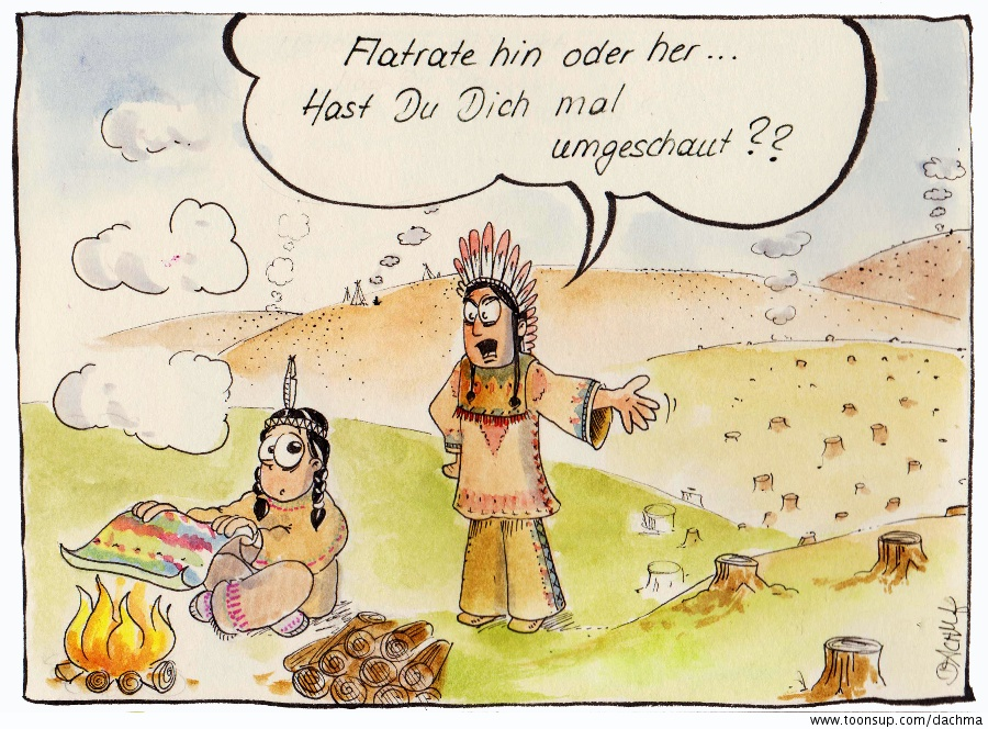 Cartoon: Flatratefolgen 1