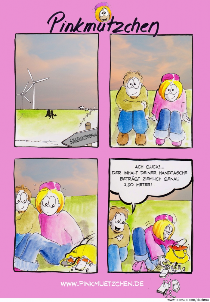 Comic: Pinkmützchen - aufm Deich 1