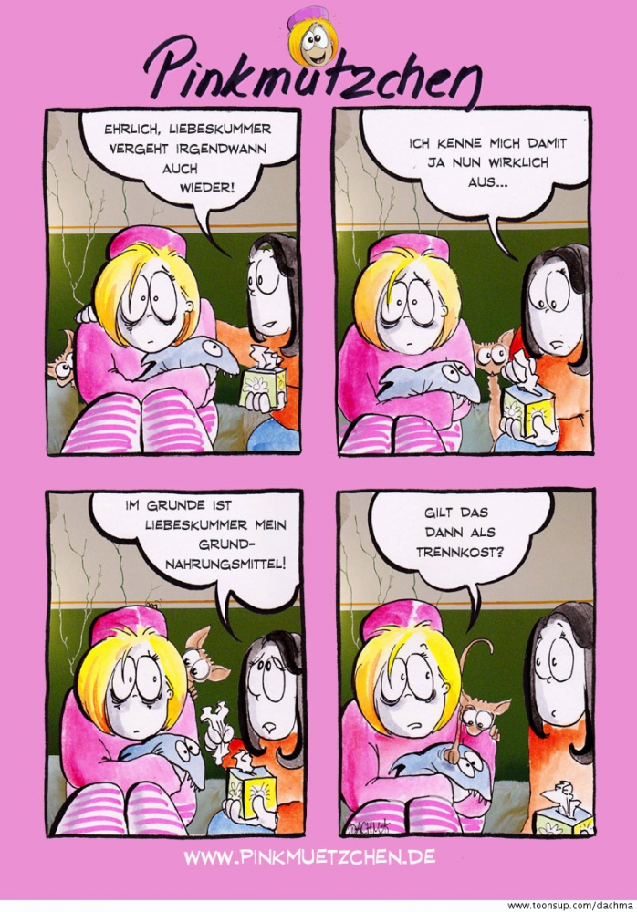 Comic: Pinkmützchen - macht Diät 1