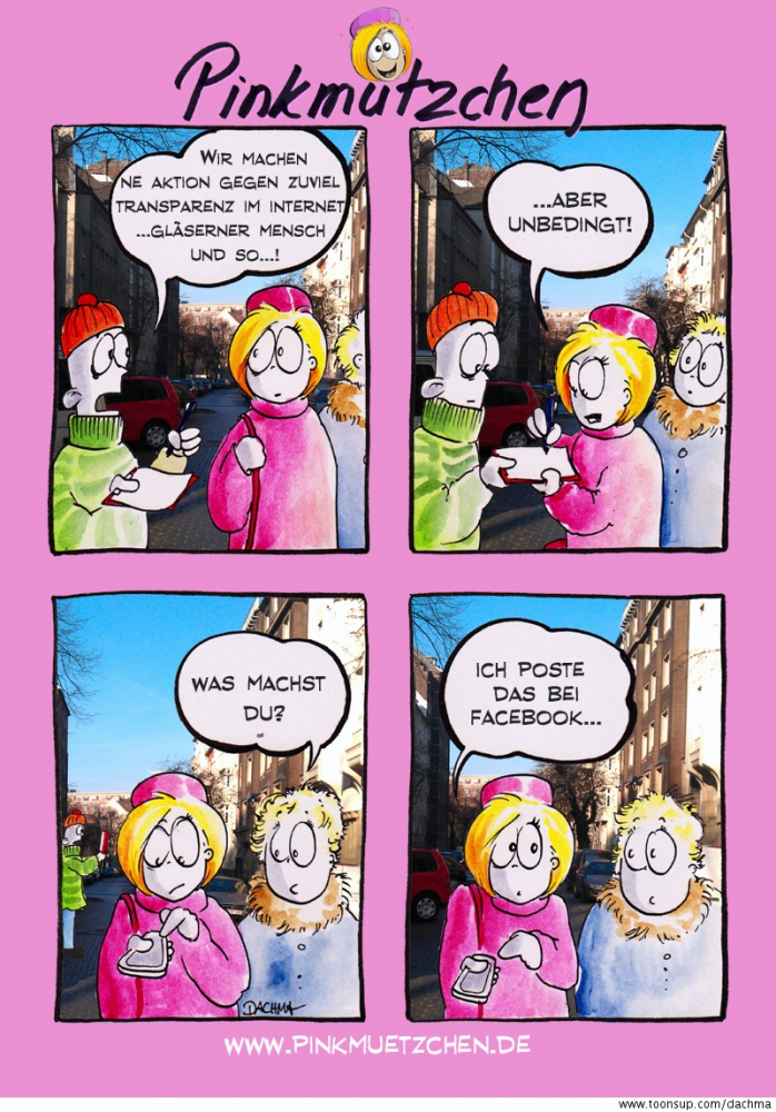 Comic: Pinkmützchen - ist dagegen 1