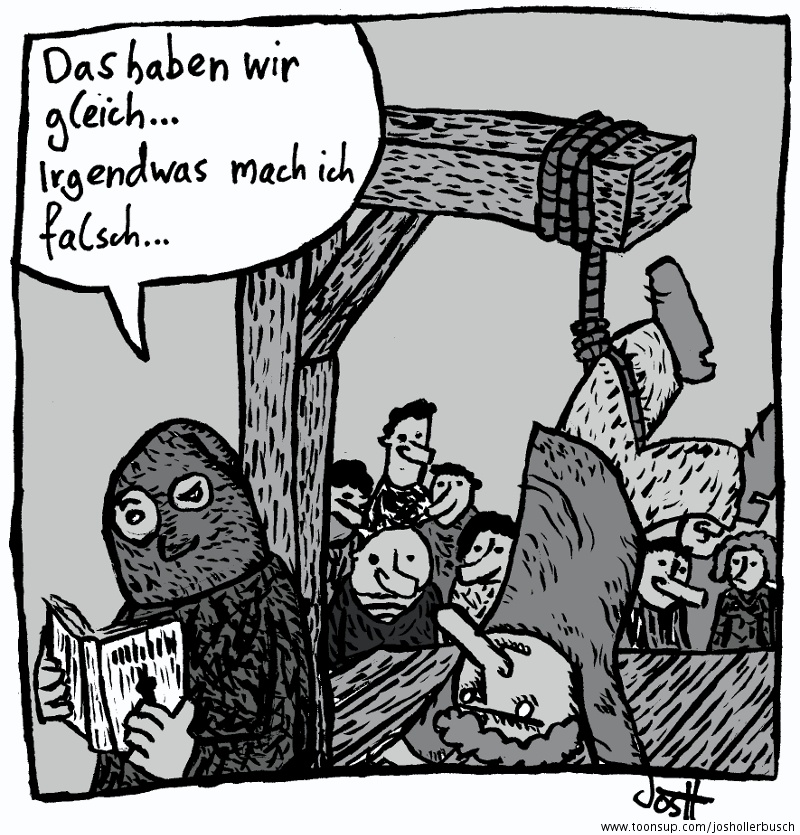 Cartoon: Henker 1