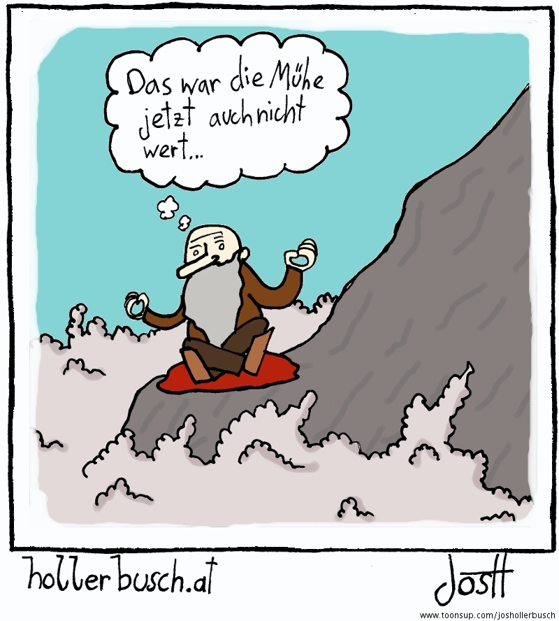 Cartoon: Meditieren nr.2 1