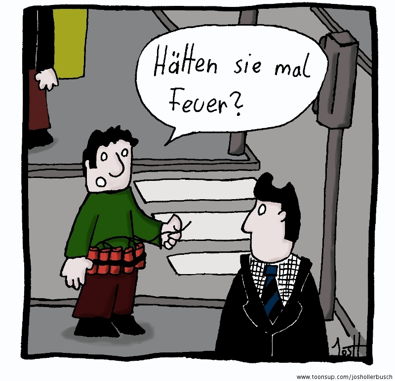 Cartoon: Hätten Sie mal Feuer? 1