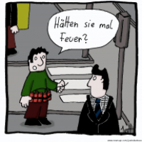 Hätten Sie mal Feuer?