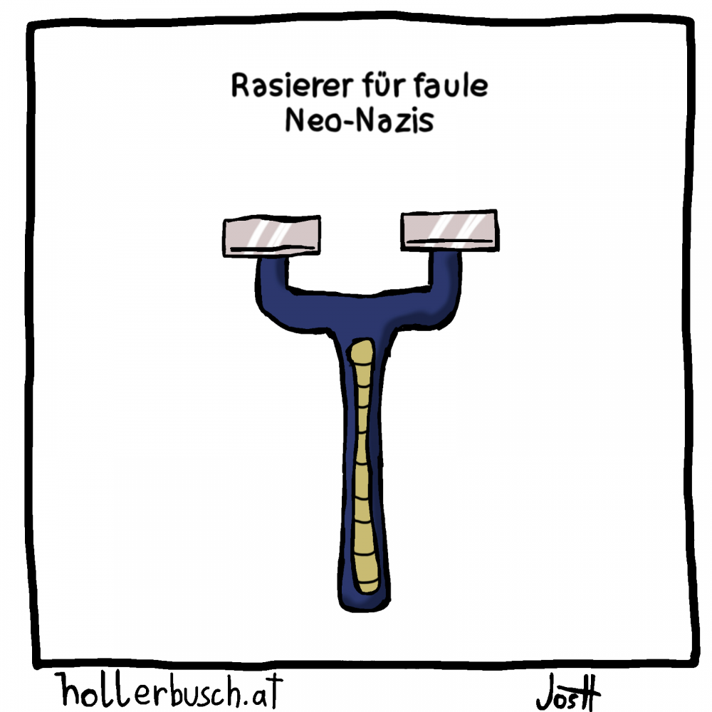 Cartoon: Rasierer 1
