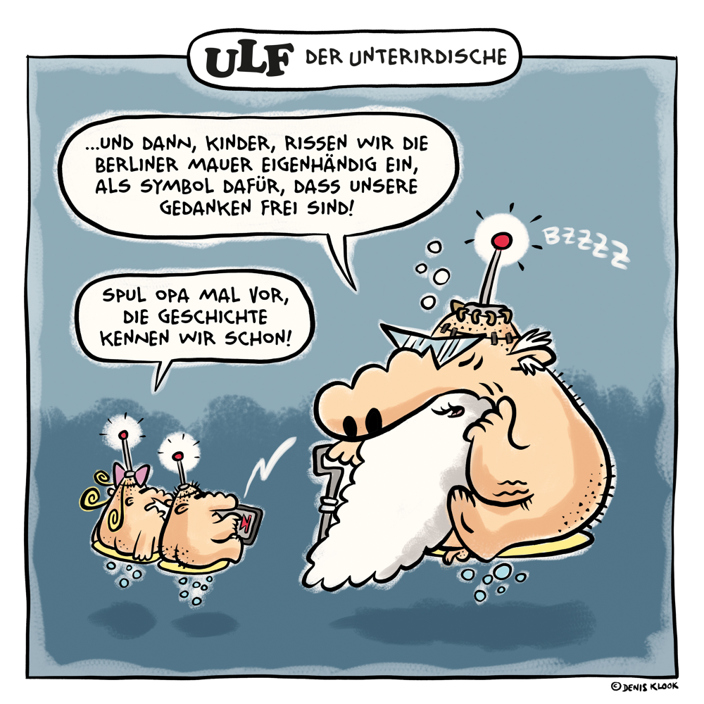 Cartoon: Die Gedanken sind frei 1