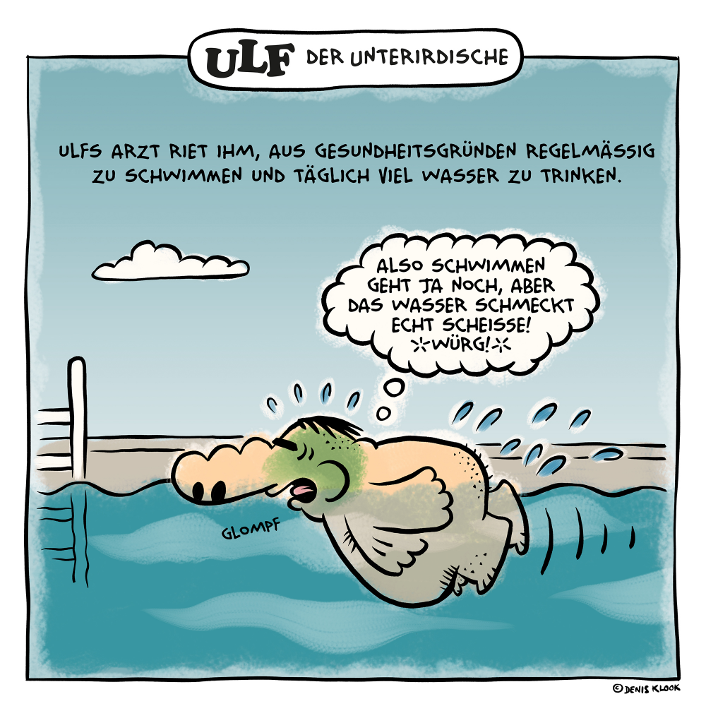 Cartoon: Wassersport 1