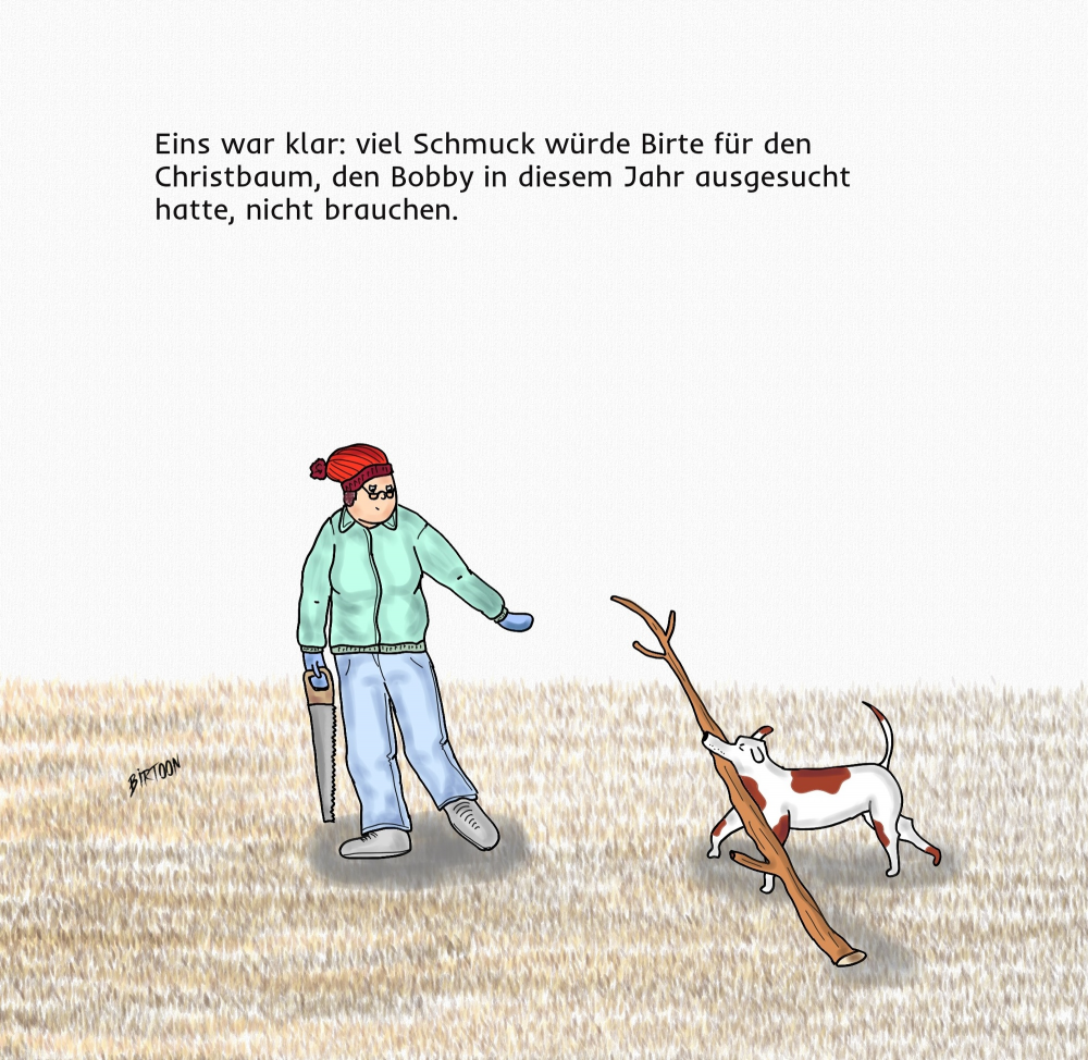Cartoon: Christbaum für Bobby 1