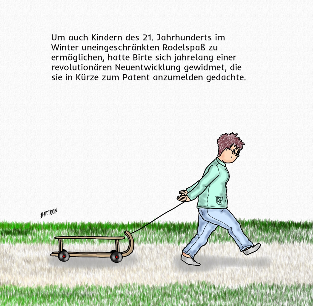 Cartoon: Rodelspaß 1