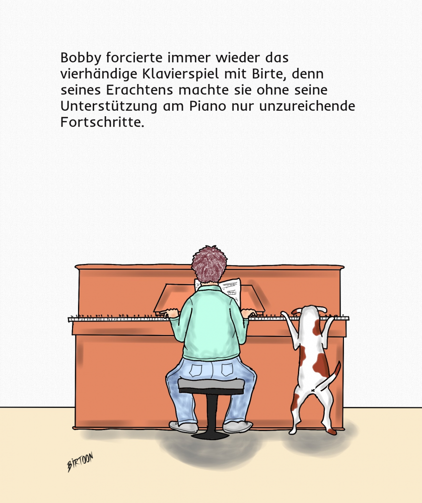 Cartoon: Klavierspiel 1