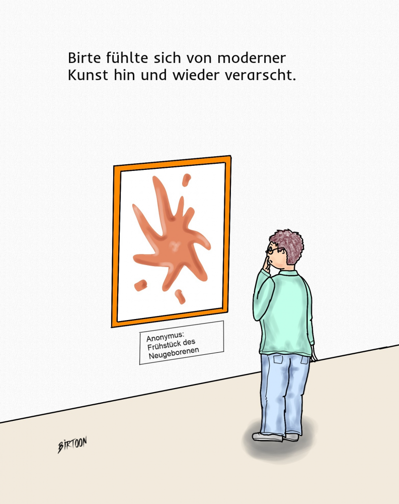 Cartoon: Moderne Kunst 1